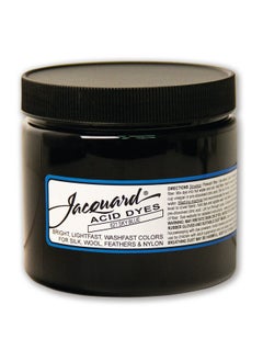 Jacquard Acid Dye Sky Blue 8 Oz Net Wt Acid Dye For Wool Silk Feathers And Nylons Brilliant Colorfast And Highly Concentrated  - Image 1