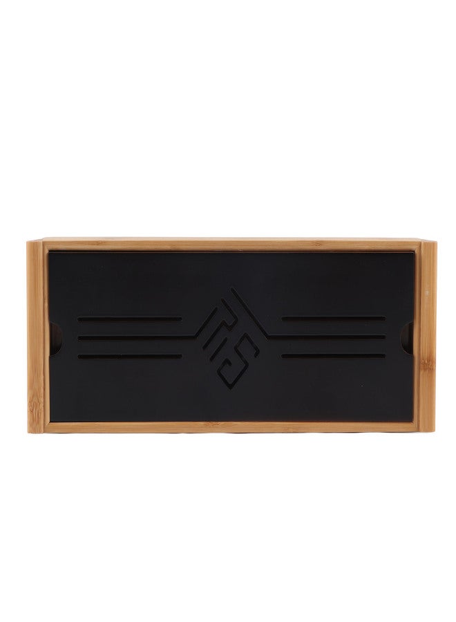 Bamboo Tea Tray Cup Plate Traditional Chinese Style Serving Tray Kung Fu Tea Accessory - Image 5
