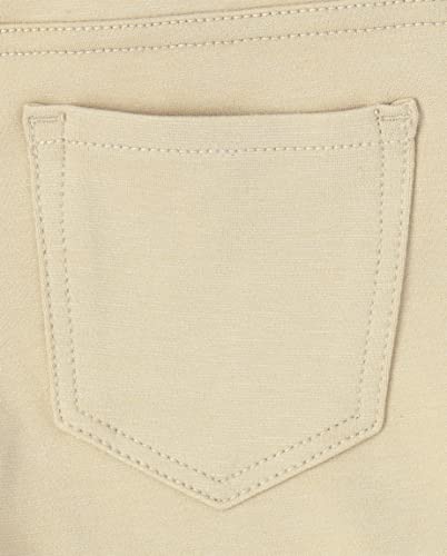 The Children's Place Girl's Ponte Knit Pull On Jeggings, Sandy/Tidal, 10 - Image 4