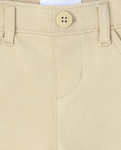 The Children's Place Girl's Ponte Knit Pull On Jeggings, Sandy/Tidal, 10 - Image 2