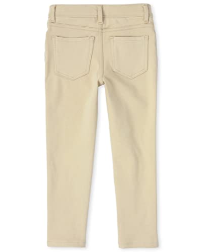The Children's Place Girl's Ponte Knit Pull On Jeggings, Sandy/Tidal, 10 - Image 3