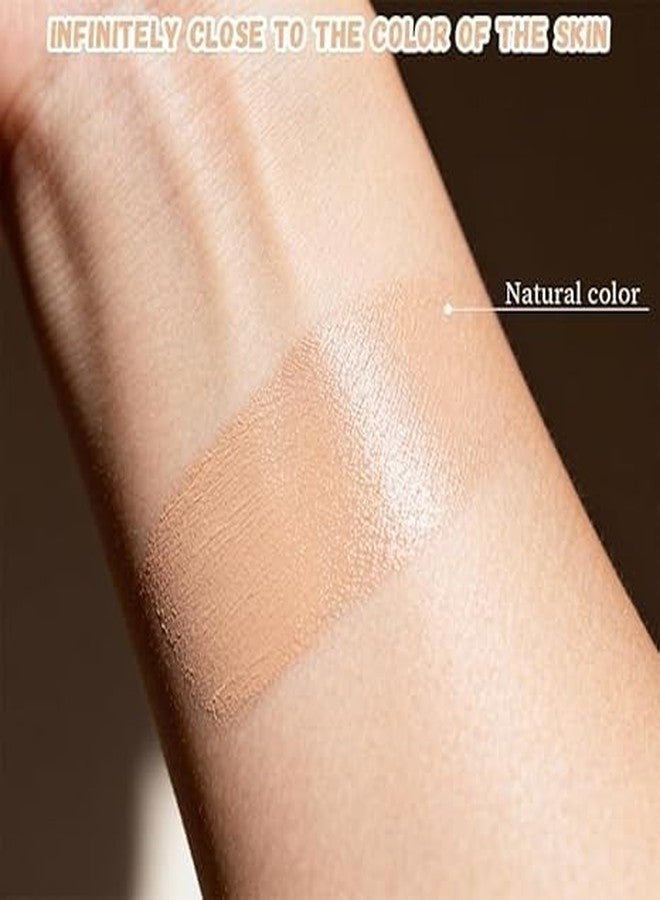 WUIAOCIT Hush Natural Glow Foundation for Mature Skin, 2026 Mushroom Head Air Cushion CC Cream, Full Coverage Long-Lasting BB Cream for Older Women, Natural Radiant Glow for Light/Medium Warm Tone Skin - Image 4