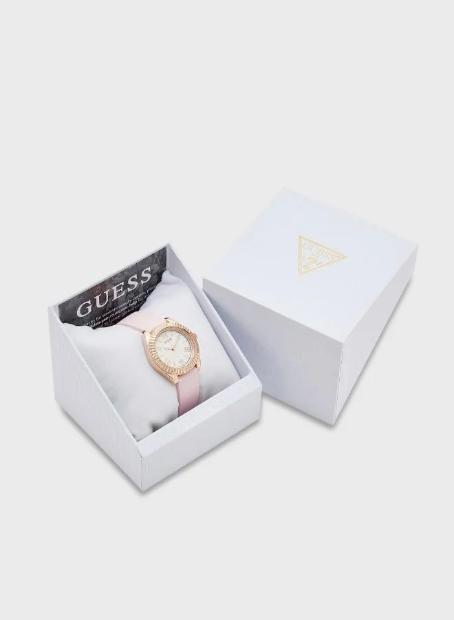 GUESS  Mini Luna Silicone Strap Analog Watch for Women | Best Price UAE