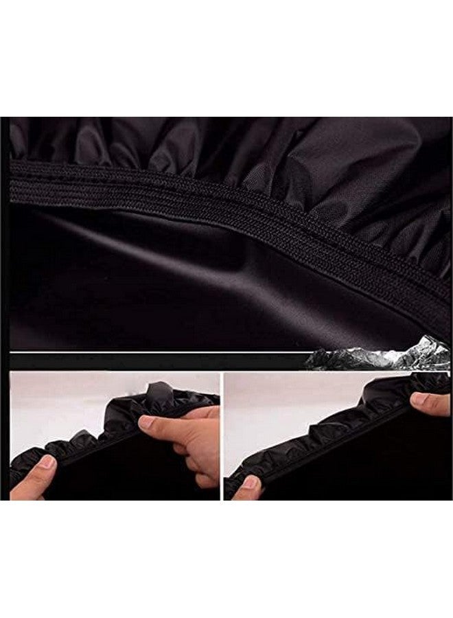 ZUDELLA Bag Cover Waterproof Rain & Dust Cover for Backpack with Elastic Adjustable & Pouch | Rain Cover for Laptop/School/College & Office Bag- (BLACK) - Image 5