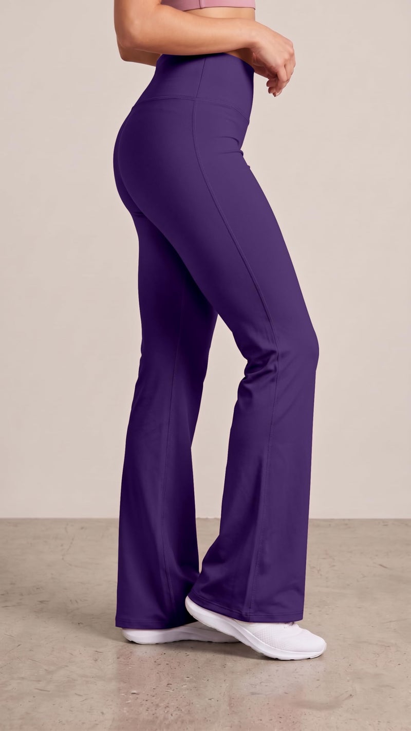 Mehrang Women High Rise Premium Gym /Active Wear Tights Stretchable Leggings Yoga Pants Gym Tight, Comfort Fit High Waist (Alpha, Xl, Lavender) - Image 4