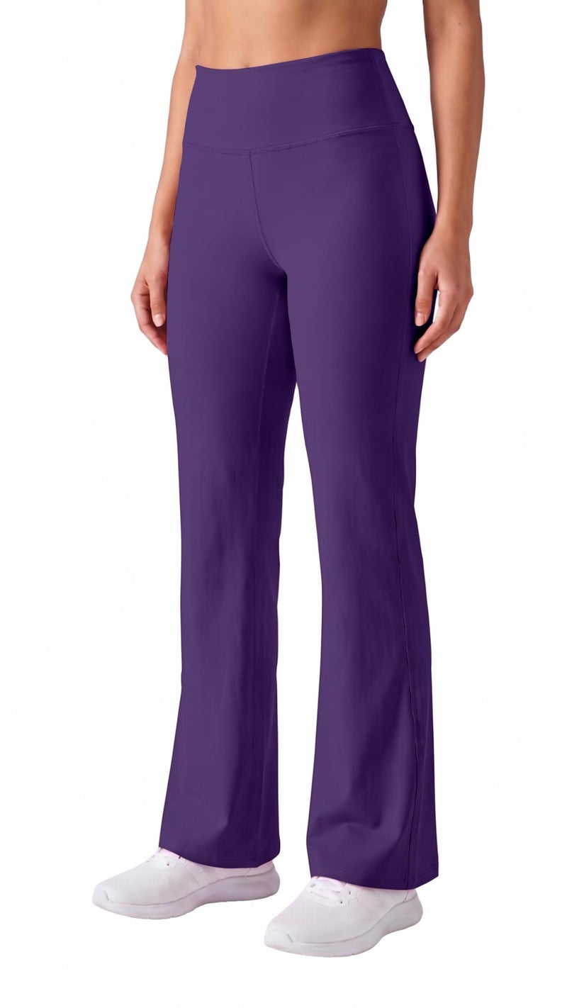Mehrang Women High Rise Premium Gym /Active Wear Tights Stretchable Leggings Yoga Pants Gym Tight, Comfort Fit High Waist (Alpha, Xl, Lavender) - Image 1