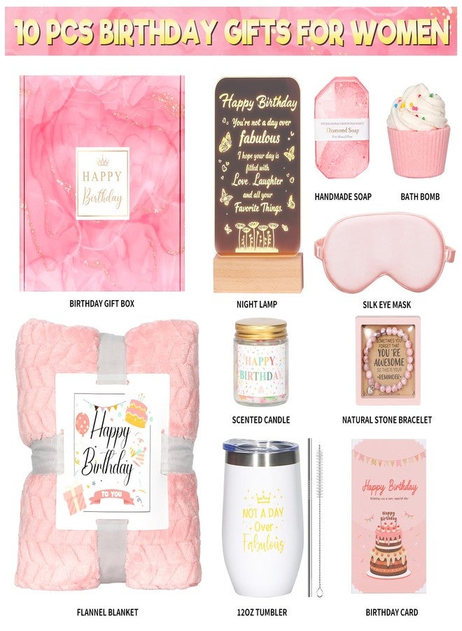 Hangerspace Birthday Gifts for Women, Gift Baskets for Women, Relaxing Spa Gift Baskets Self Care Birthday Box, Unique Birthday Gift Set for Her, Best Friend, Sister, Mom, Wife, Daughter, Girlfriend - Image 2
