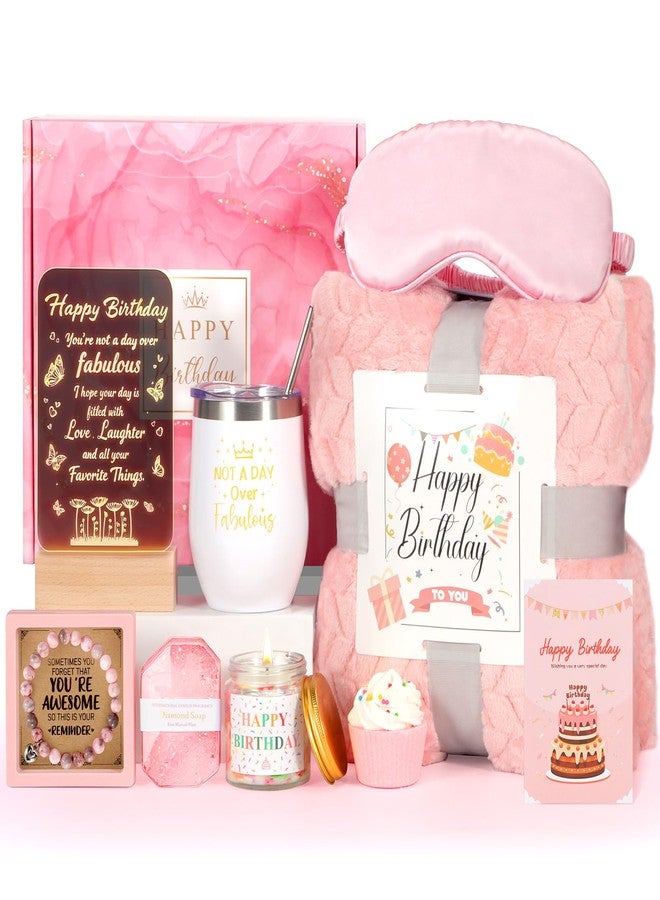 Hangerspace Birthday Gifts for Women, Gift Baskets for Women, Relaxing Spa Gift Baskets Self Care Birthday Box, Unique Birthday Gift Set for Her, Best Friend, Sister, Mom, Wife, Daughter, Girlfriend - Image 1