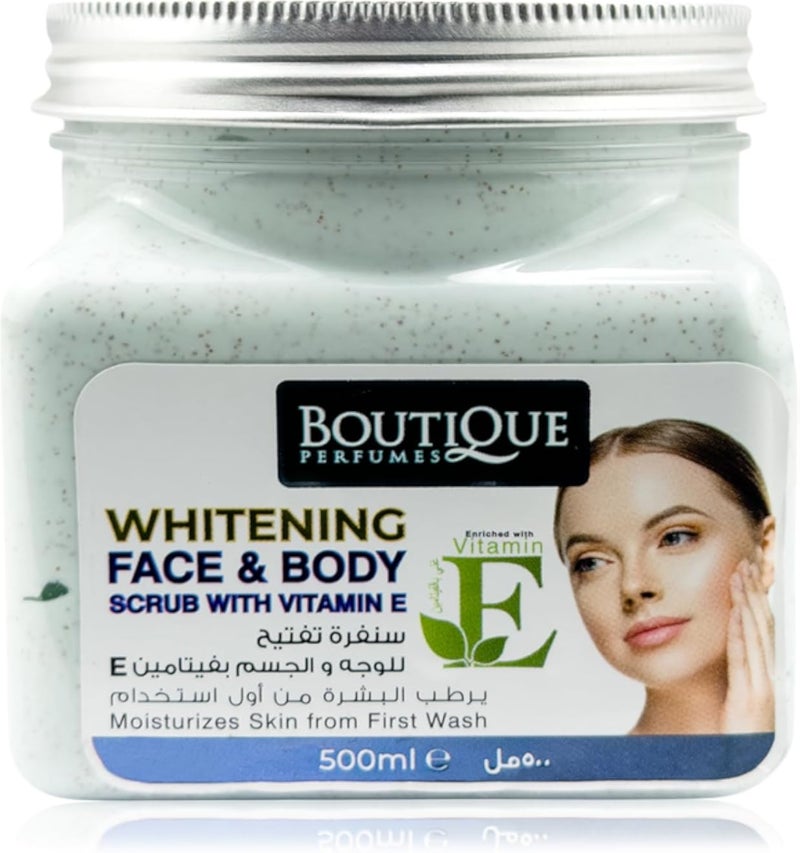 Boutique - Scrub Gel, With Vitamin E, Face & Body Scrub, 500 ML (Vitamin E)