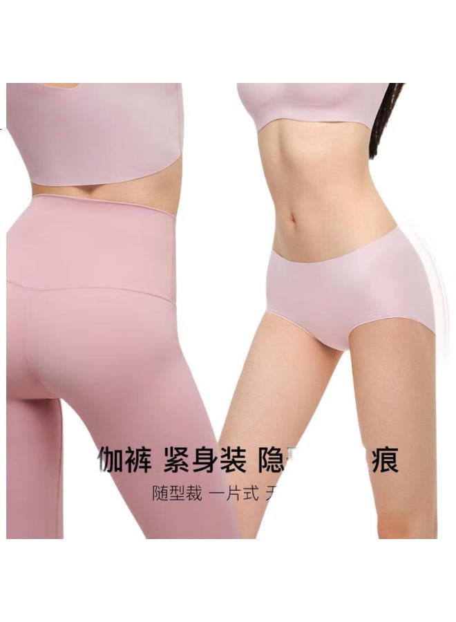 Ubras Women'S Underwear 7A Pure Cotton Antibacterial Cotton Crotch Seamless Panties Oat Milk Color One Size - Image 2