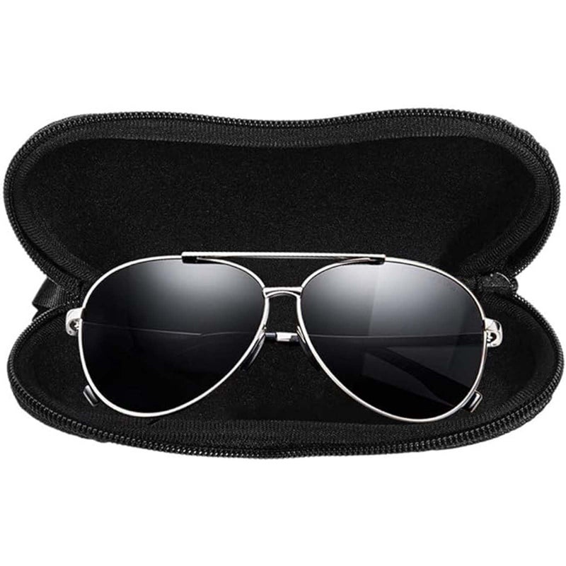 alladaga alladaga 3 Pack Zipper Sunglasses Soft Case Portable Neoprene Eyeglasses Case for Men and Women  - Image 5