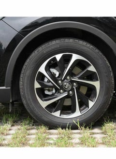 SYOSI Car Wheel Center Hub Caps for TOYOTA, Parts accessories Modified parts 4pcs Wheel Center Hub Cap Decorative Cover Kit for Camry, Sienna, Venza, Avalon, Corolla, Prius   Black, 62mm  - Image 2
