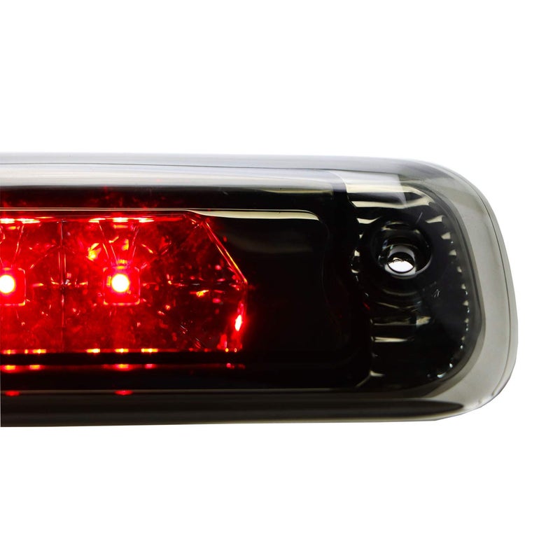 Tresound for 1997-2001 Jeep Cherokee LED Bar 3rd Third Tail Brake Light Rear Lamp High Mount Stop light (Chrome Housing Smoke Lens) - Image 2