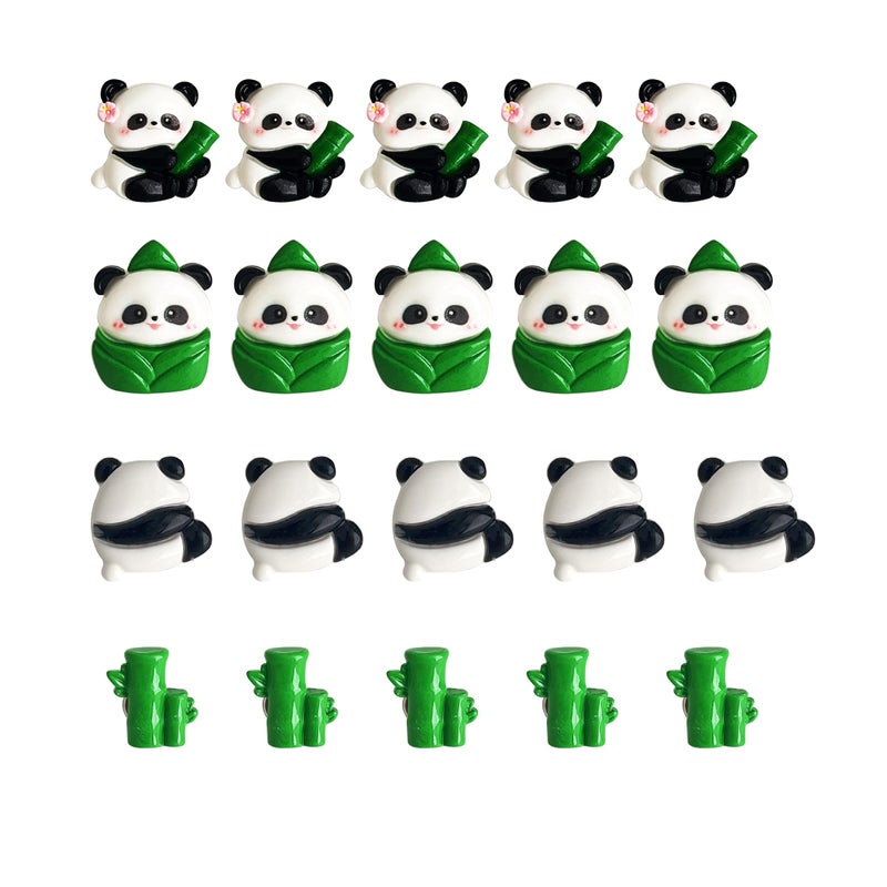 Supfoxer Cute Panda Push Pins - Decorative Resin Thumb Tacks for Bulletin Board, Cork Board, Office, School - 30-Pack - Image 2