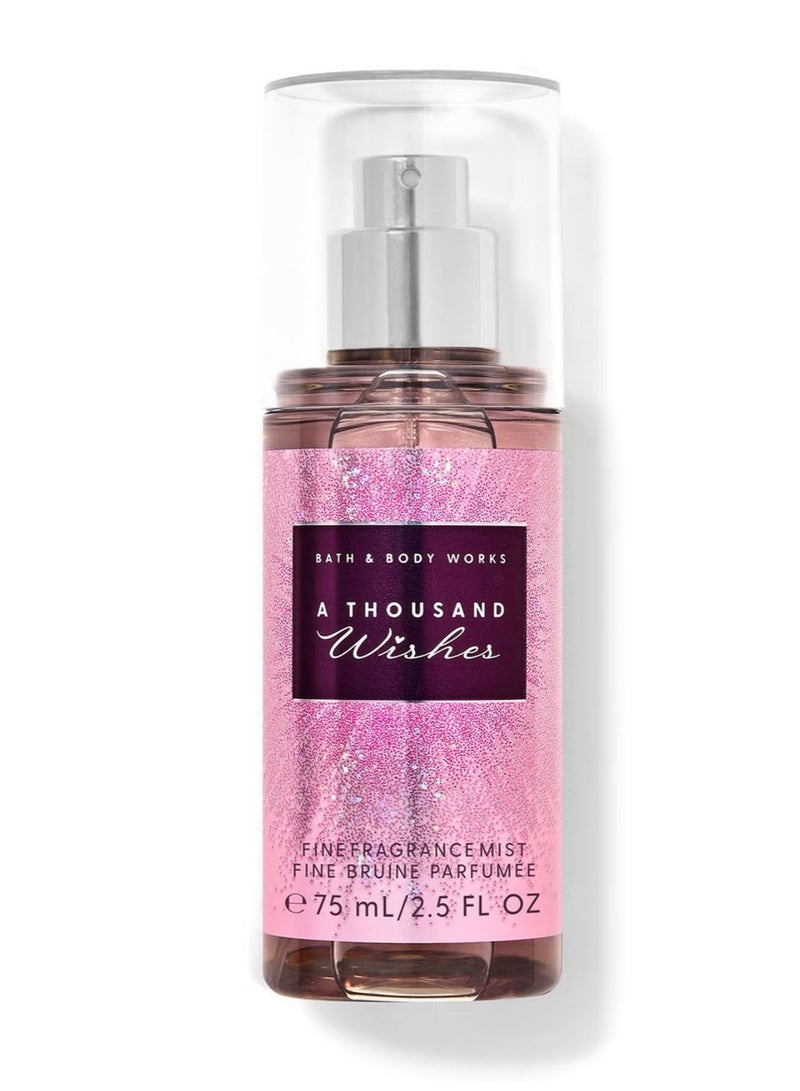 باث آند بودي وركس A Thousand Wishes Travel Size Fine Fragrance Mist 75ml