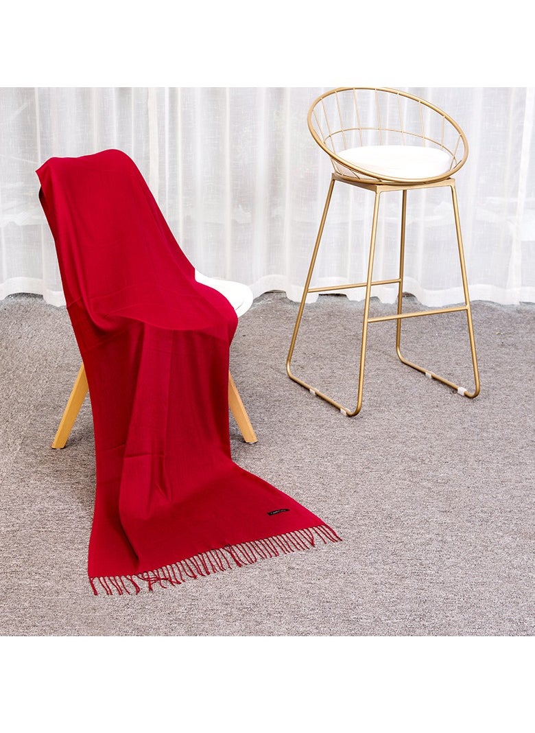 Attack On Titan Mikasa Ackerman Wine Red Scarf