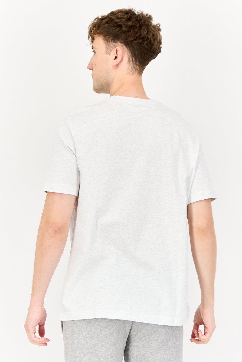 Reebok Men Sportswear Fit Short Sleeves Outdoor T-Shirt, Light Grey  - Image 3