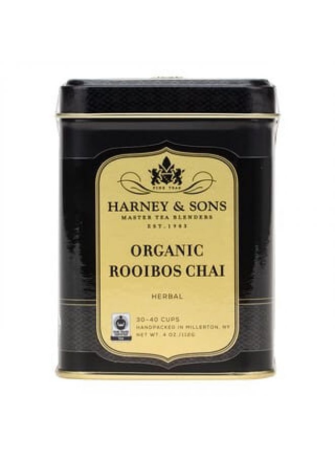 Harney & Sons, Organic Rooibos Chai, Herbal Tea, 4 oz (112 g) - Image 1