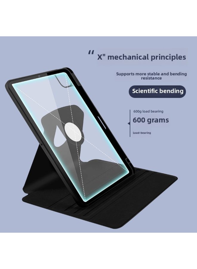 Generic - For 2022iPad 360 Rotating Pro Anti-bending 10.2 Protective Shell Air4 With Pen Slot 10.5 All-inclusive-Color:Glacier Blue-Applicable Model:2022 IPad10 Generation - Image 1