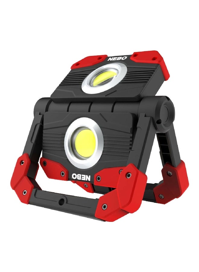 NEBO Sturdy Plastic Sleek Design Omni 2K Rechargeable Worklight Black and Red 12.7 x 5 x 16.5 cm 3999929 - Image 1