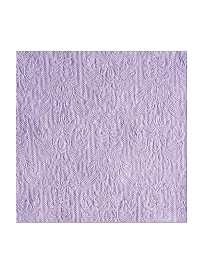 Ambiente Large Embossed Napkins, Lavendar