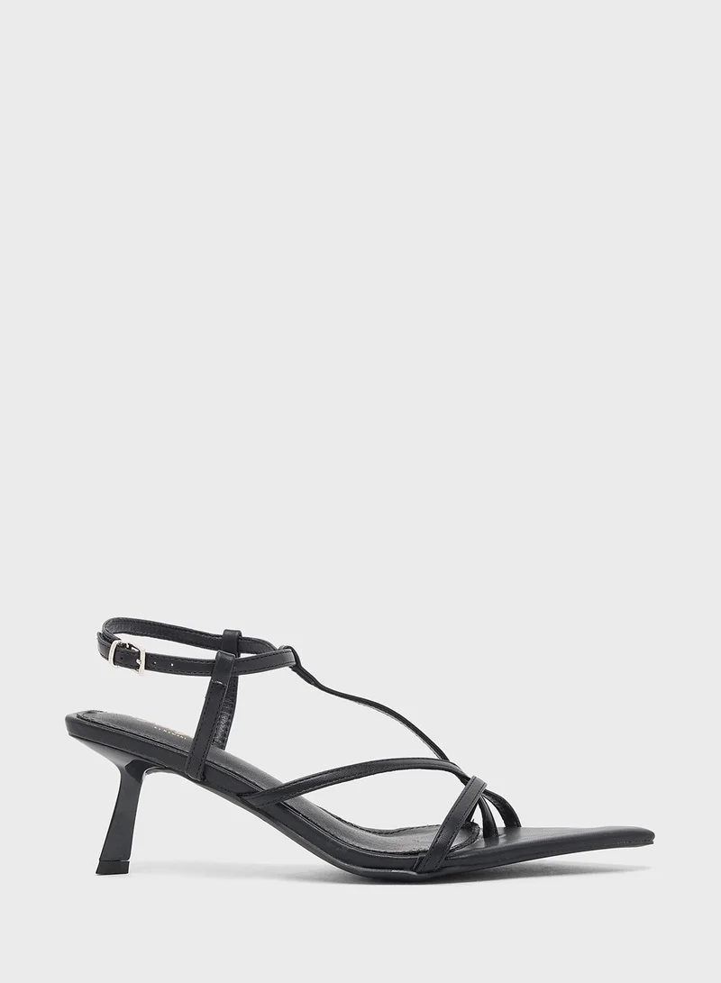 جينجر High Heel Sandal With Pointed Toe