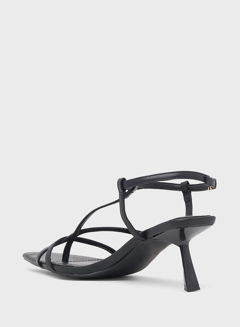 Ginger High Heel Sandal With Pointed Toe - Image 3