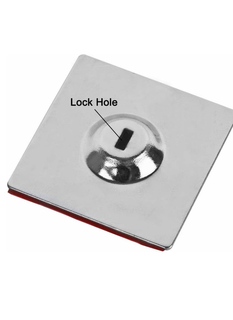 Laptop Cable Lock - Anti-Theft Hardware Security Cable Lock for Laptops, iMac, Tablets, and More - Strong Pivoting Lock Head - Includes Anchor Plate and 2 Keys - Ideal for Smartphone, and Electronics