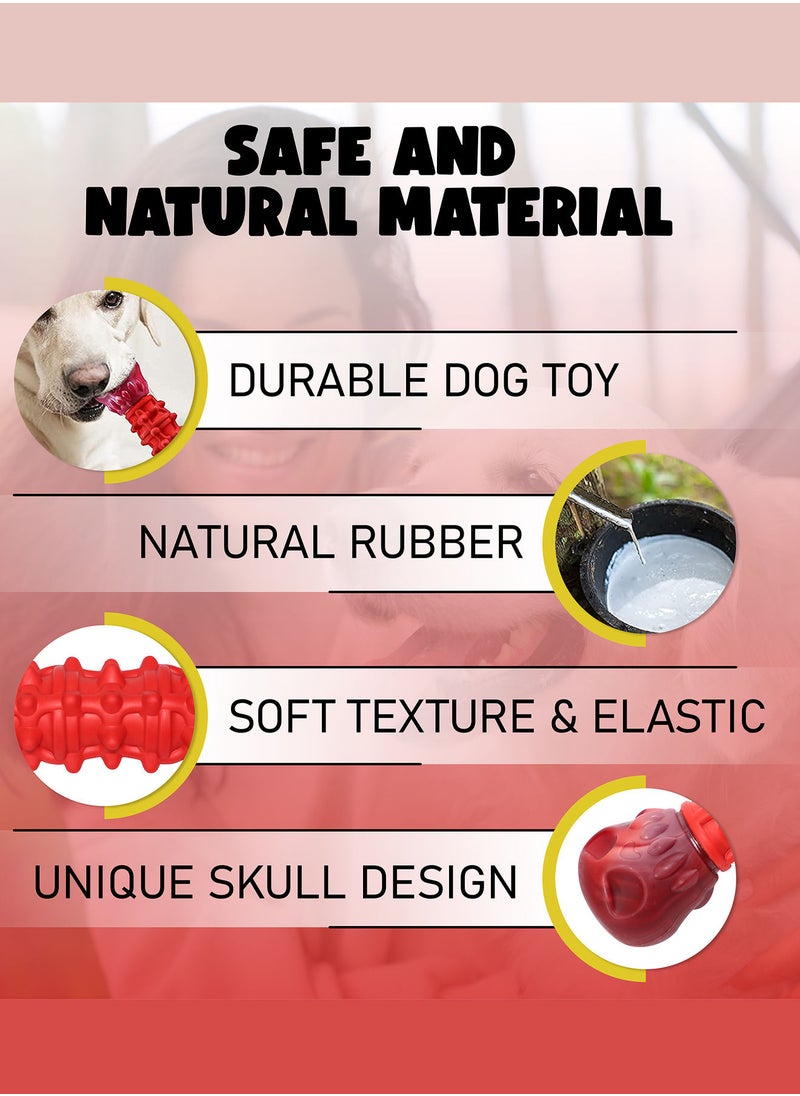 CHEWY BONE Dog chew bone for large dogs hard rubber dog bone  - Image 3
