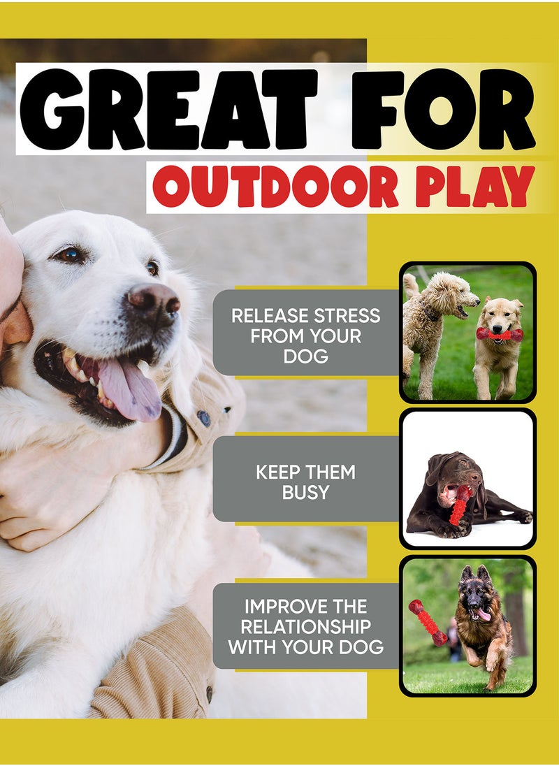 CHEWY BONE Dog chew bone for large dogs hard rubber dog bone  - Image 4