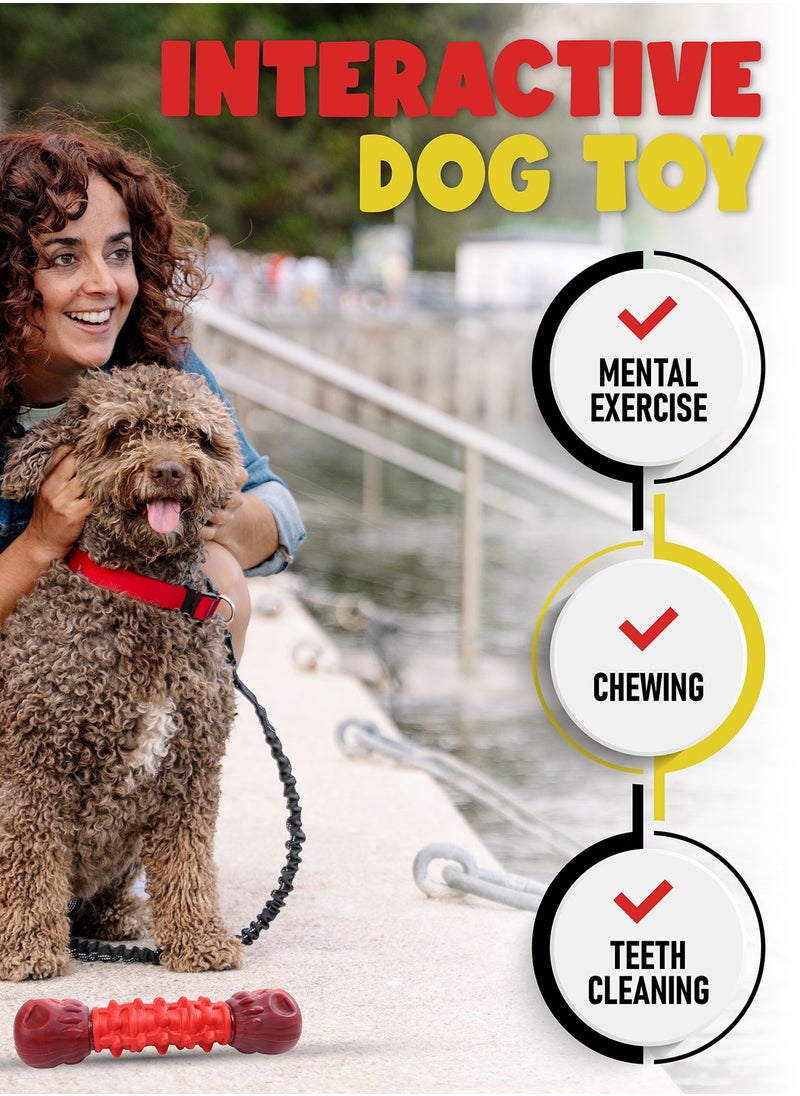 CHEWY BONE Dog chew bone for large dogs hard rubber dog bone  - Image 5