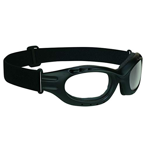 Bikershades Motorcycle Riding Goggles Glasses Biker Clear Night Foam Cushion Adjustable Strap Ski Sky Diving - Image 1