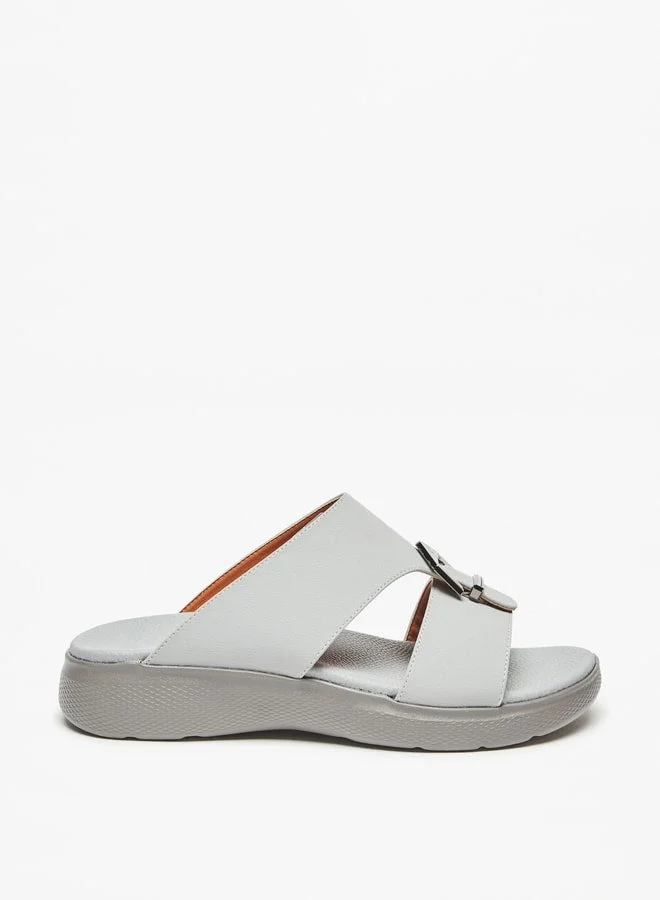 Men Solid Slip-On Sandals