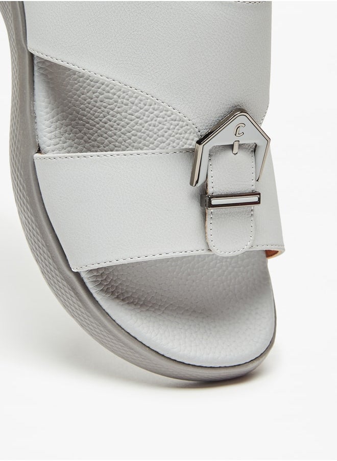 Le Confort Men Solid Slip-On Sandals  - Image 4