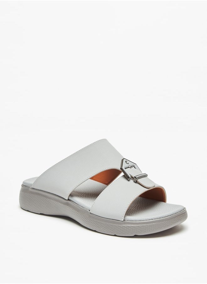 Le Confort Men Solid Slip-On Sandals  - Image 1