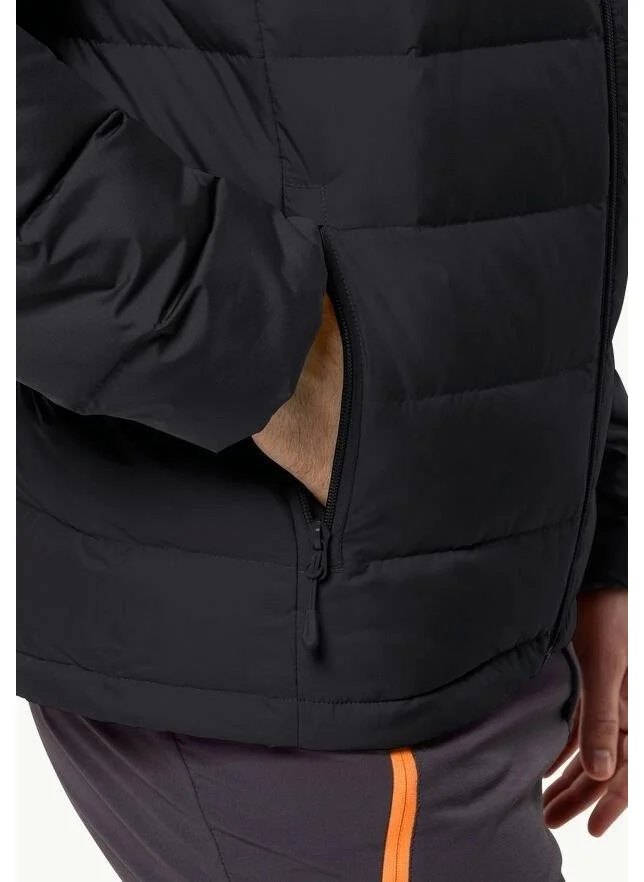 جاك ولفسكن Ather Down Hoody M Black Men's Outdoor Coat 1207671_4161