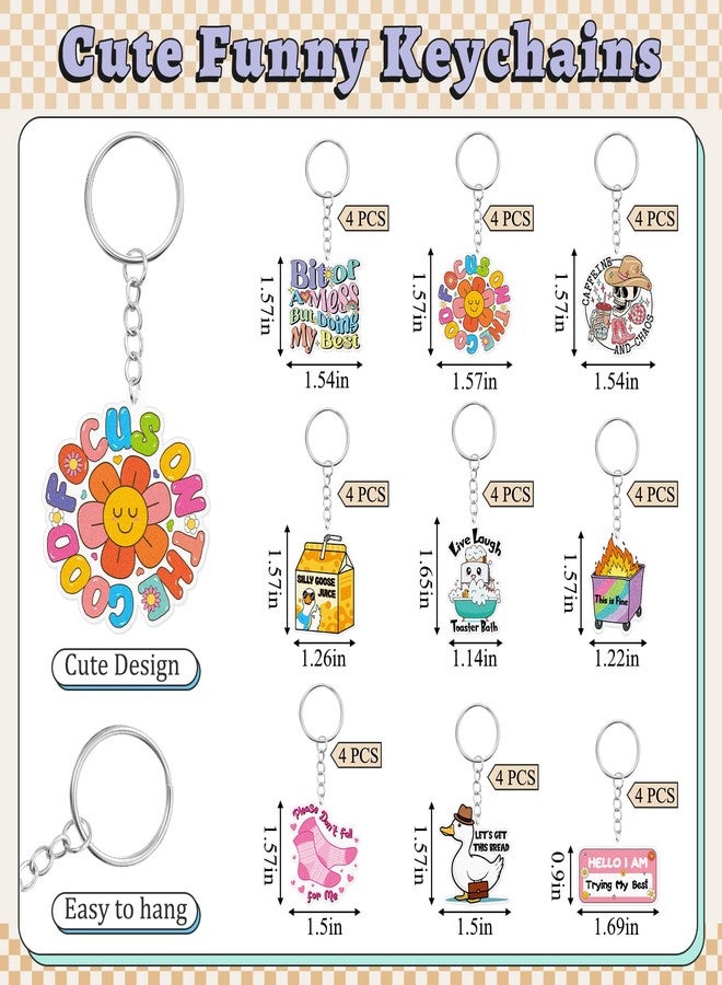 Henoyso 60 Pcs Nurse Badge Reel Nursing Keychain Retractable Badge Holders Brain Heart ID Reel Doctor Nurse Gift Bulk Emergency Nurses Week Gifts Nursing Appreciation Gift(Funny) - Image 4
