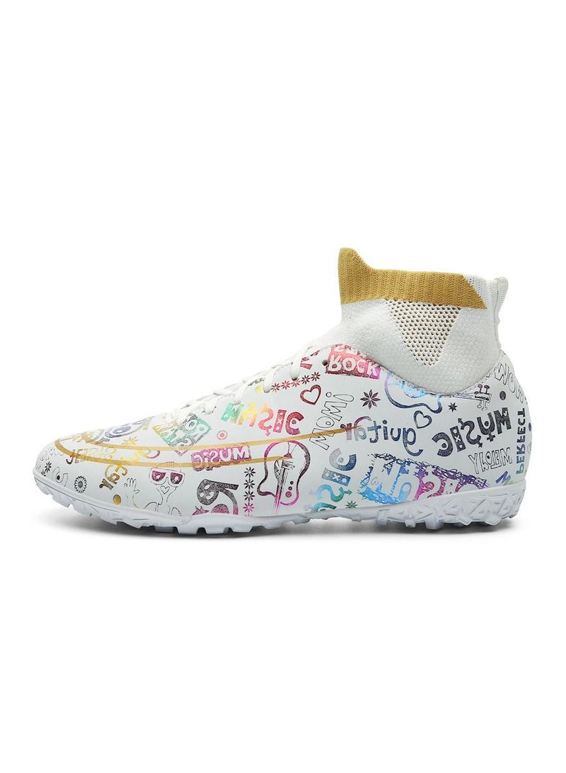 KUYING New High Top Football Training Shoes 