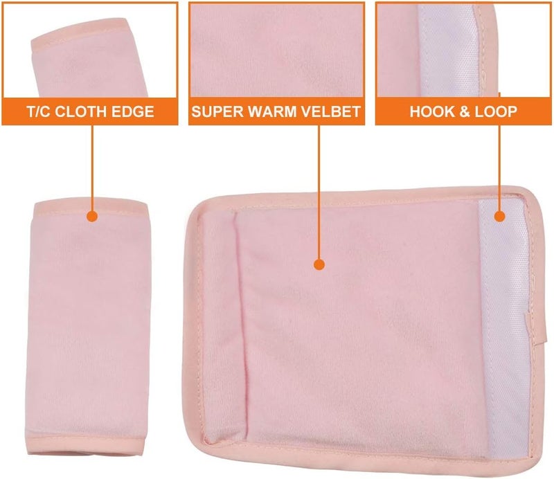 COOLBEBE وسائد لأربطة مقاعد السيارة من COOLBEBE للأطفال، غطاءات لحزام الأمان ناعمة جدًا تناسب جميع مقاعد السيارات/العربات المتحركة/الكراسي العالية - Image 5