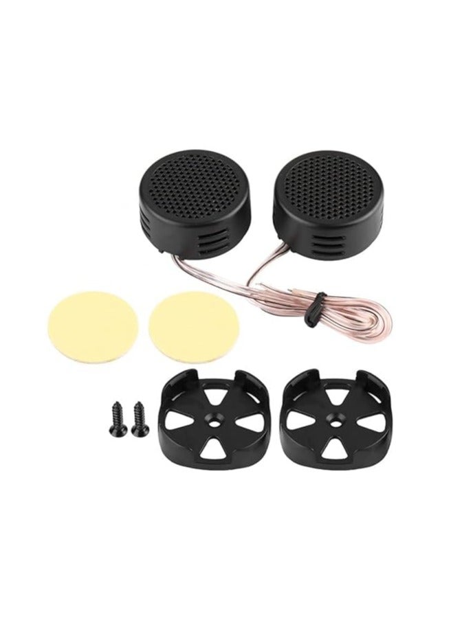 Generic High Efficiency Dome Tweeters with 4 Mounting Options (380W Music Power) – Premium Black Tweeter Speakers for Car Audio System – Clear Sound & Durable Design - Image 2