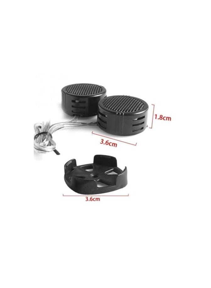 Generic High Efficiency Dome Tweeters with 4 Mounting Options (380W Music Power) – Premium Black Tweeter Speakers for Car Audio System – Clear Sound & Durable Design - Image 3
