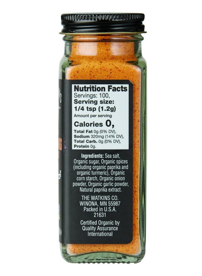 Watkins Gourmet Organic Spice Jar, Seasonings With Salt, 4.2 Oz - Image 2