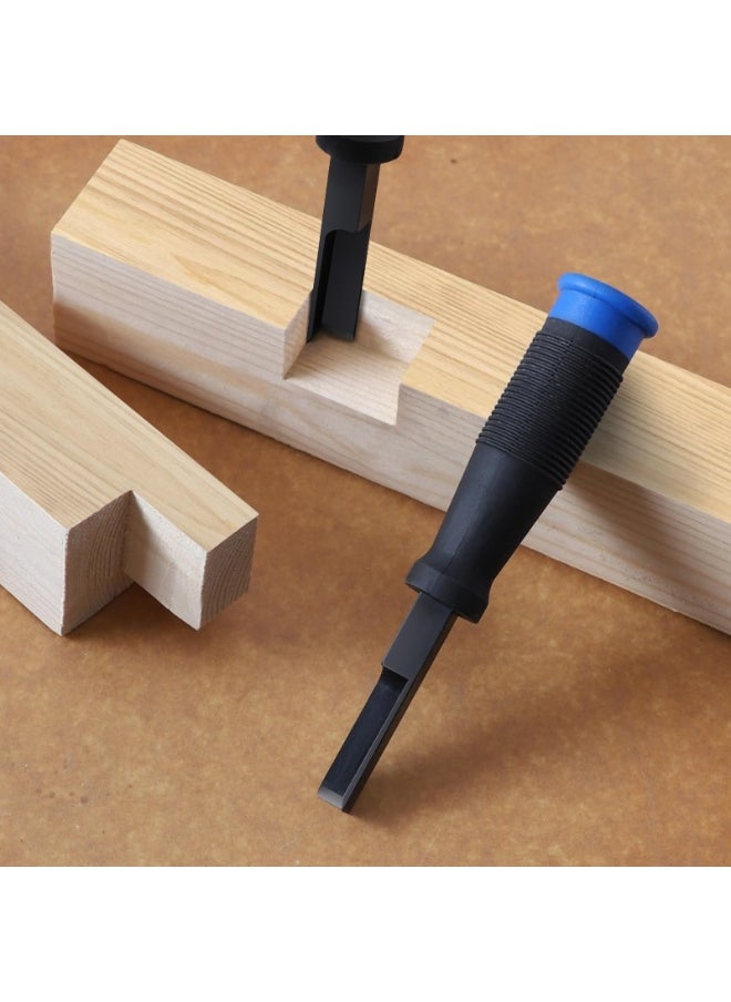 Generic - Corner Chisel, Square Mortise Chisel, 90°precision cut, Hinge Recess Corner Wood Chisel Squaring Tool for Cutting Square Mortise, Door Installation, Wood Carving, Framing - Image 1
