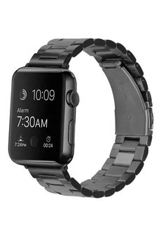 TWEGGON Apple Watch Stainless Steel Band, Replacement Strap for Apple Watch Compatible with All Series Any of these Sizes 46mm/45mm/44mm/49mm Black  - Image 2