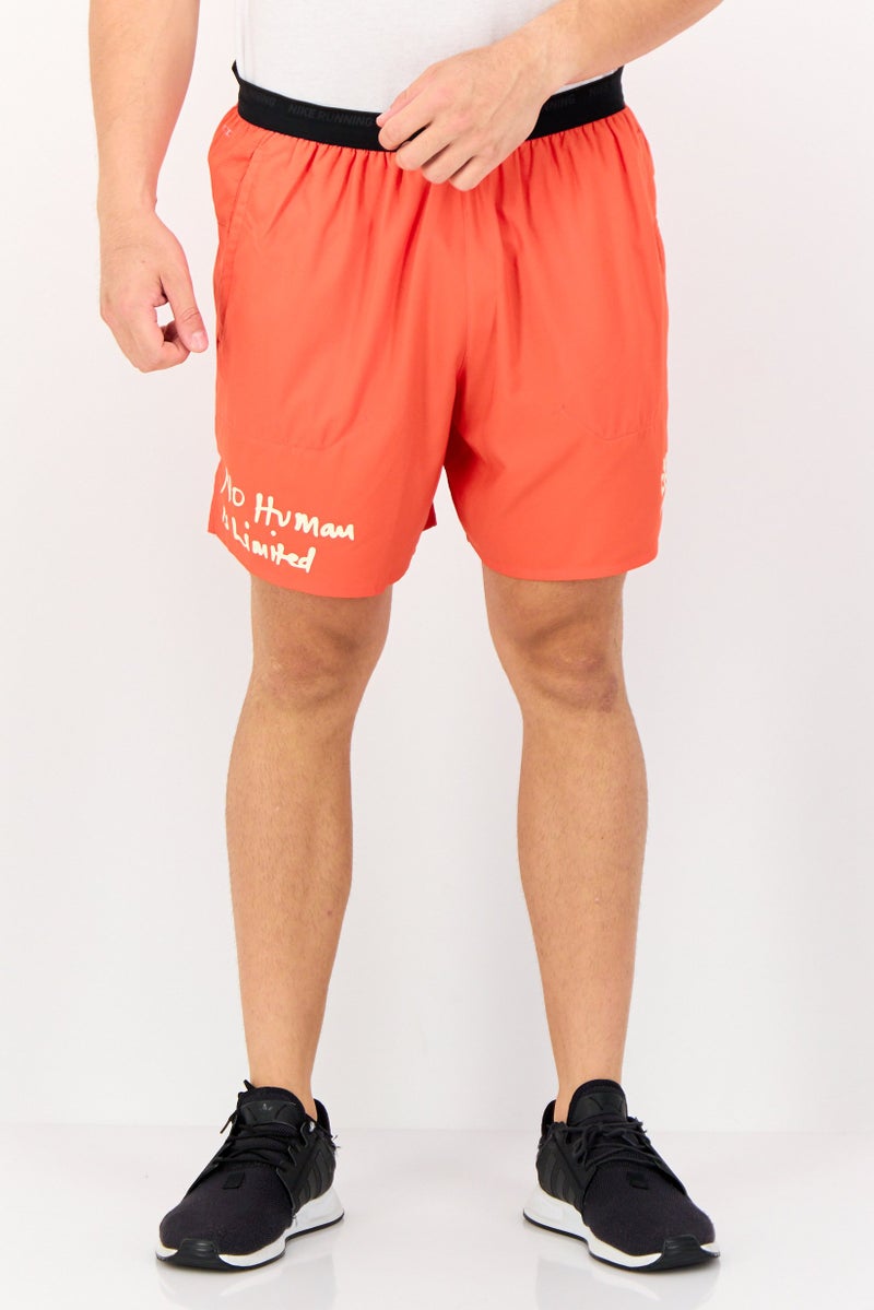 Nike Men Sportswear Fit Training Shorts, Orange - Image 1