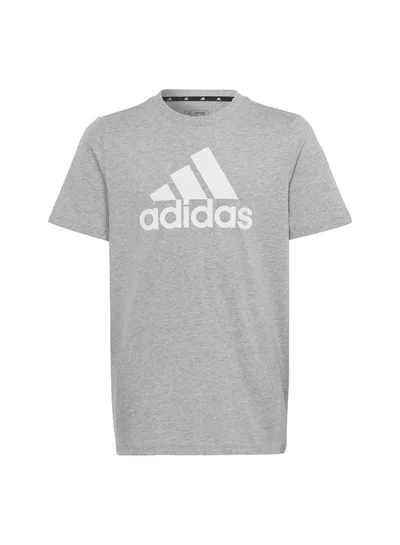 Adidas adidas U Bl Tee Grey Training T-Shirts 7-8Y