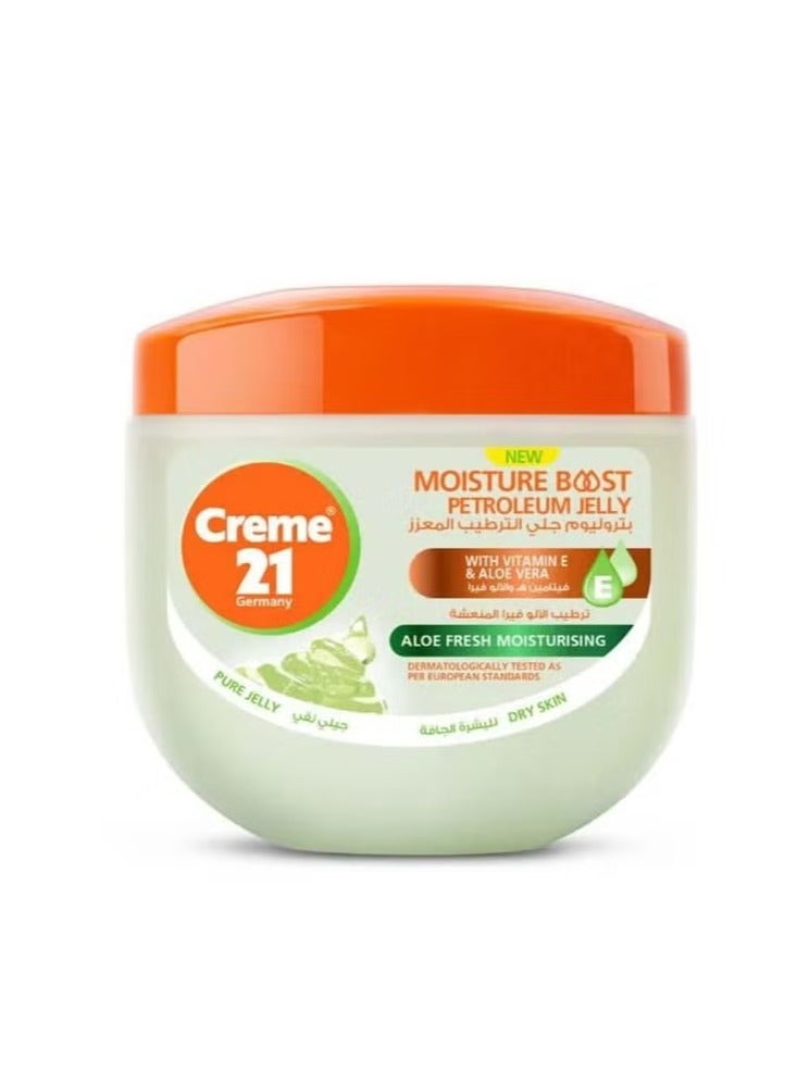 Creme 21 Cream 21 Moisturizer Boost Petroleum Jelly Aloe Vera - 300 ml - Image 2