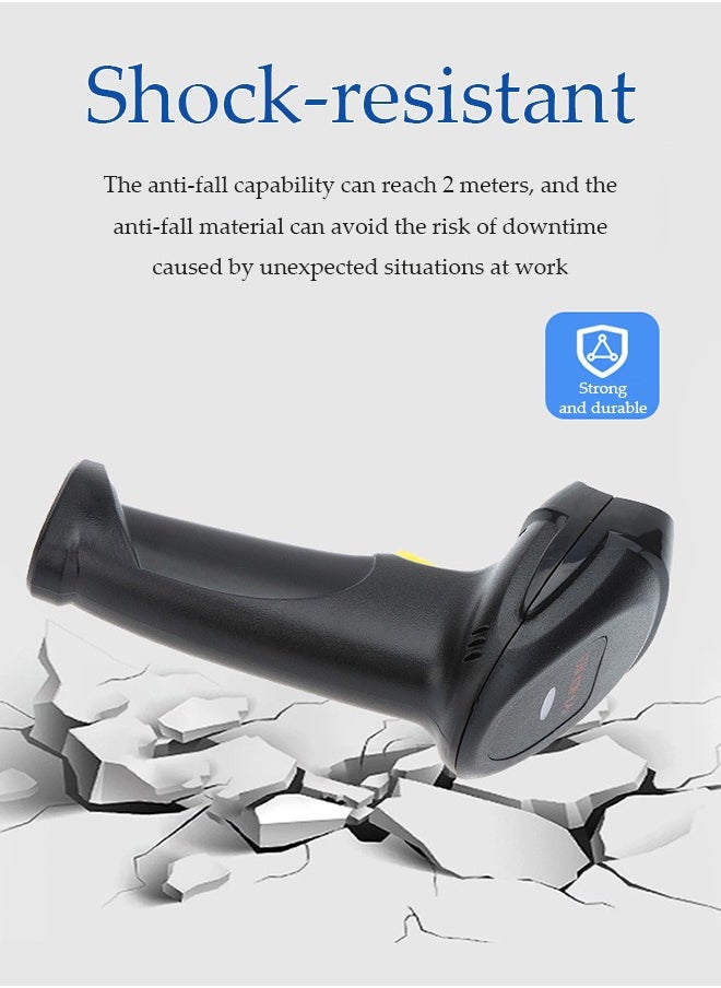 DUNISO 2D Barcode Scanner,Handheld Wired 1D QR 8200L Data Matrix Bar Code Scanner with USB Cable for Mobile Payment, Convenience Store, Supermarket, Warehouse  - Image 4