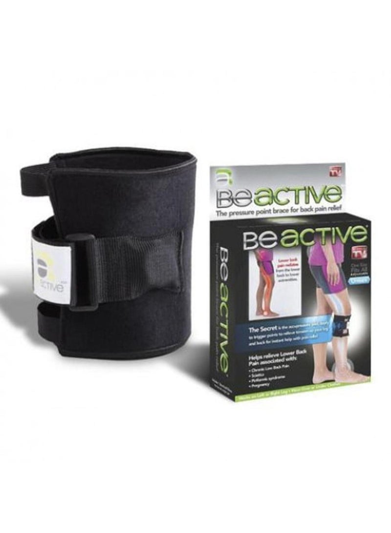 Beactive وسادات دعم الركبة سوداء - Image 1