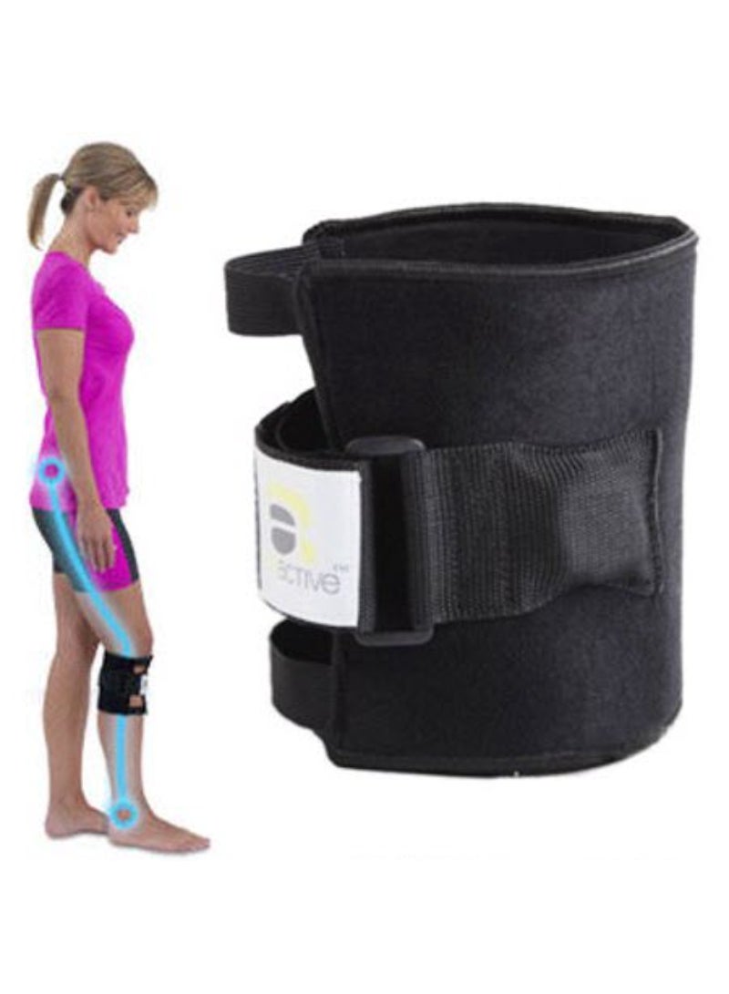 Beactive وسادات دعم الركبة سوداء - Image 3